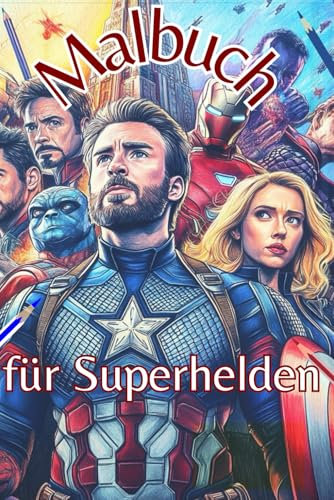 Malbuch: für Superhelden