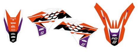 Blackbird - Kit de pegatinas gráficas para motocross, enduro, cross, compatible con KTM Exc/Exc f 2008-2011 - Sx/Sxf 2007-2010 set gráfico