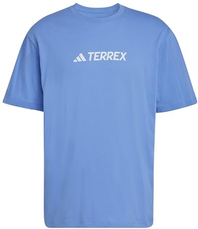 adidas Men's Terrex Classic Logo T-Shirt | Für lange Outdoor-Tage, Stark im Alltag, Hoher Komfort