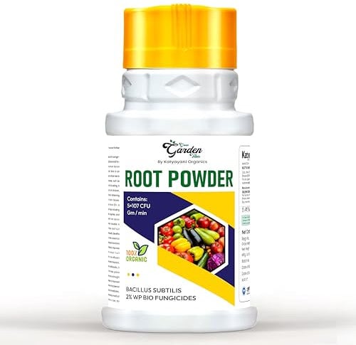 Katyayani Root Powder Bacillus Supp 2% Bio Fungicide - Organic Plant Protection for Soil Health, Prevents Fungal Diseases, Enhances Root Growth 1x3 kg