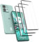 Jinshiweikai 3 Piezas: Protector Pantalla para Motorola Moto Edge 40 Neo,Dureza 9H Antiarrayazos, 3D Cobertura Completa, HD Ultraclaro