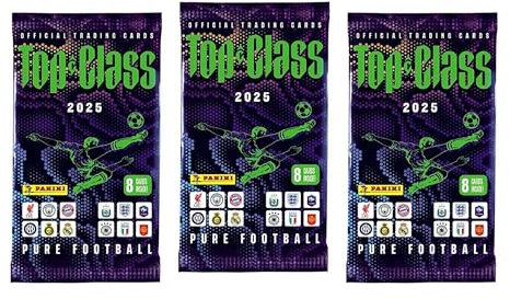 3X FIFA Top Class 2025 / FIFA 365 Booster Packs – je 8 Karten + Heartforcards® Versandschutz