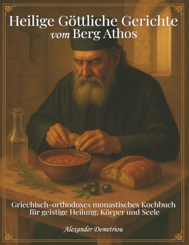 Heilige Göttliche Gerichte vom Berg Athos: Griechisch-Orthodoxes Klosterkochbuch Traditionelle Fastenrezepte und einfache mediterrane Gerichte für geistige Heilung, Körper und Seele