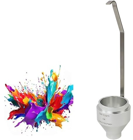 Wsexyy DIN Immersion Viscosity Cup, 100±1ml Cup Volume, 4mm Stainless Steel Flow Nozzle Diameter, for Test The Viscosity Of Newtonian or Approximate Newtonian Liquid