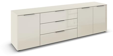 Rauch Möbel Flipp, Kommode, Farbe Glas Beige, Breite 199 cm
