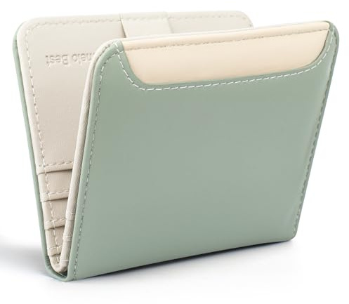 Pomelo Best Damen Geldbeutel Klein mit RFID-Schutz, Mini Portemonnaie aus Weichem PU-Leder, Stylisches Design mit Druck, leicht & praktisch für Alltag und Reise