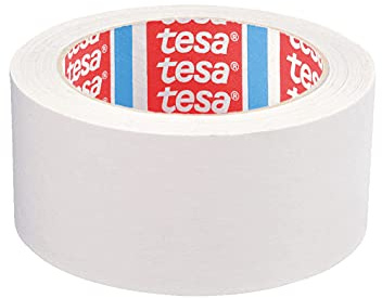 tesa 04313-00000-00 Tesapack Verpackungsklebeband aus Papier, 50 x 50m Schwarz