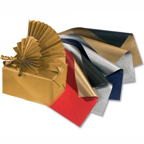 Geschenkpapier Weihnachten 70x200cm gold-schwarz