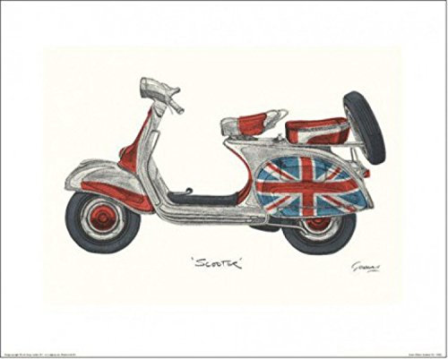 1art1 Barry Goodman Poster Vespa Kunstdruck Bild 50x40 cm