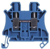 Phoenix Contact UT 6 BU Erdanschlussklemme Einfach Blau, 0.2 ? 10mm², 1 kV / 41A, Packung a 10 Stück