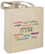 Stofftasche mit Stadt/Ort Itter - Motiv Positive Eigenschaften - Farbe beige - Stoffbeutel, Jutebeutel, Einkaufstasche, Beutel