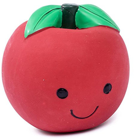 Petface Latex Tomato Soft Chew Dog Toy, Large