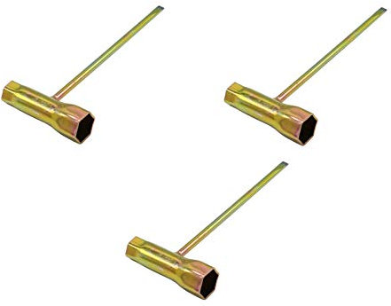 SECURA 3er Set Zündkerzen-Kombischlüssel 13/19mm kompatibel mit Atika BKS 38A Motorsäge