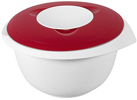 Unbekannt WESTMARK Rührschüssel mit Deckel Kunststoff 2,5 l rot