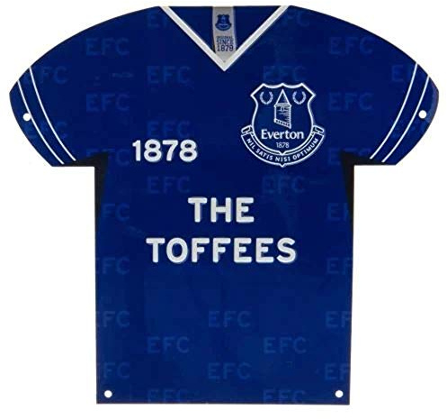 David M Standring Ltd Everton Shirt Shaped Metal Sign