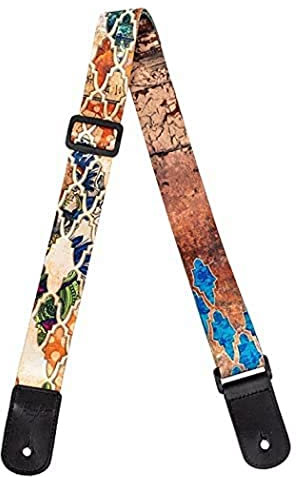 Flight Unisex Polyester-Ukulelengurt – Ringelblume, Mehrfarbig, Einheitsgröße