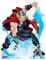 Star Cutouts SC1588 Ltd Thor Call The Storm, lebensgroß, Pappaufsteller für Marvel-Fans, Sammler und Veranstaltungen, Höhe 133 cm, Breite 102 cm, Mehrfarbig