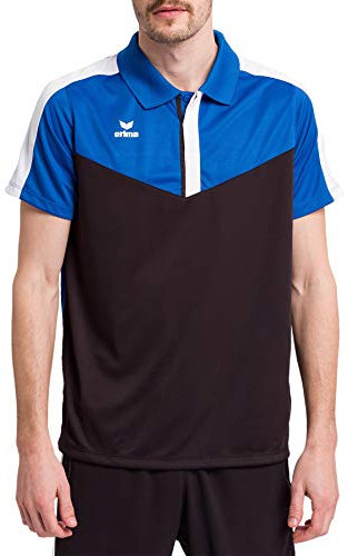Erima Herren Squad Sport Poloshirt (1112013), New royal/schwarz/weiß, M