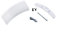 Marel Shop® - Maniglia Oblò Kit Completo Molla Gancio Spinotto e Mostrina per Lavatrice compatibile con Electrolux Zanussi Rex per Modelli: RWW168443W - RWS6010W - ZWC85010W