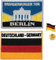 A-ONE 3er Pack - Deutschland Brandenburger Tor Aufnäher + Deutsche Flagge Stickerei Patch + Deutsch Flagge Pin Badge Berlin City Badge Emblem Pin No.048B