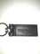 TRIUMPH NICE Porte CLES Cuir Noir