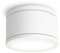SSC-LUXon CELI-WX flacher LED Aufputz Deckenspot IP44 für Bad & Außen mit LED GX53 neutralweiß 3W - Strahler 230V weiß rund