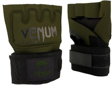 Venum Herren Kontact Gel Handschuh Wraps, Khaki/Schwarz, S