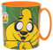 Stor Taza Infantil de plástico Reutilizable para microondas de 390 ml de Mikecrak