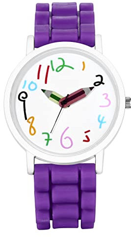 Avaner Orologio da polso da donna Orologio analogico al quarzo Cinturino in silicone Bling Orologio da polso