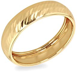 CARISSIMA Damen-Ring 9 Karat Gelbgold Diamantschliff, Gold Goldfarben Diamanten, Diamant
