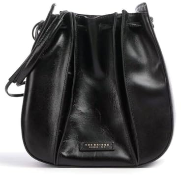 The Bridge Borsa Donna 4411315H Nero bucket secchiello tracolla camilla