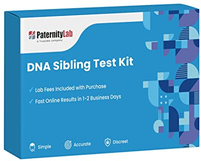 PaternityLab DNA-syskontest - Laboratorieavgifter och frakt ingår - resultat inom 1-2 dagar - hemsamlingssats för hela och halvsyskon