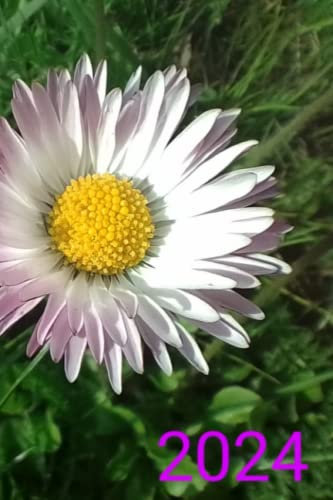 Flowers themed Calendar 2024 Notebook, Organizer, Planner