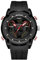 rorios Digital Analog Quarz Uhren für Herren 50M wasserdichte Armbanduhr Männer Stoppuhr Multifunktional Silikon Uhr Casual Herrenuhren Militär Elektronische Uhr Schwarz B