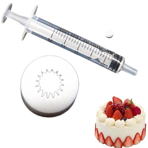 Fukamou Cake Piping Tips,Cookie Cake Piping Nozzle | Scratch Resistant Baking Tips for Beginners for Pottery, Clay, Food Toys, Craft, Dessert Baking