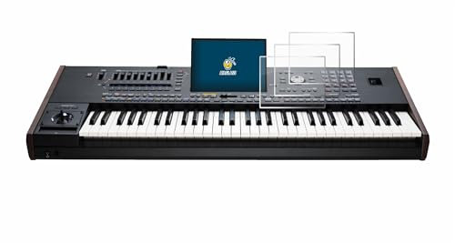 BROTECT (3 Stück Schutzglas für KORG Pa5X Schutzfolie Made in Germany Panzer Folie Glas Displayschutz [Kratzfest 9H, Anti-Fingerprint,Transparent]