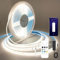 FUIQI Striscia LED COB10 metri,striscia led cob bianco neutro 4000K,24V Smart app e telecomando Striscia LED dimmerabile,320LED/M,CRI>90, larghezza,adatto per camere da letto,cucine,armadi