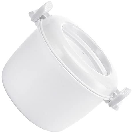 HGDXDP Stock Pot Special Vessel For Microwave Oven, Steamed Rice Cooker, Household Thickened, Large And Small Size, Heated, Boiled Rice Box, Plastic Pan With Cover