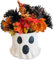 LIUBOOZ Treat Buckets,Paper Mache Trick or Treat Buckets,Cutest Spooky Ghost Buckets,Ghost Planter,Ghost Candy Bowl,for Indoor Outdoor Garden Home Office Decoration,L