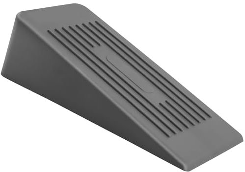 AFFIXERS Big Door Stop for Floor Anti-Skid, Durable, and Heavy Duty Rubber Door Stops | Ideal for All Types of Surfaces |Grey Door Wedges Indoors
