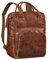 STILORD 'Sia' Premium Zaino Da Donna In Pelle Grande - Zaino Multifunzionale In Vera Pelle Per Notebook Da 15 15,3 Pollici - Zaino Vintage Con Molti Scompartimenti, Colore:salerno - marrone