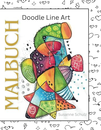 Doodle Line Art - Malbuch: für Jugendliche und Erwachsene (Doodle Art)