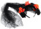 SAFIGLE Blumenschleier-Stirnband Halloween-Geist-Stirnband Halloween-Accessoires Kostüm halloween party deko halloween haarschmuck Halloween-Party-Haarschmuck lustige Stirnbänder Seide