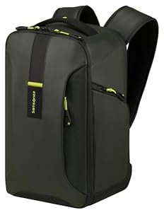 Samsonite Paradiver Light - Bagage Cabine Ryanair 40 x 20 x 25 cm, 20 L, 0,80 kg, Bagage à Main, Sac à Dos Avion XS sous-Siège, Vert (Jungle Green)