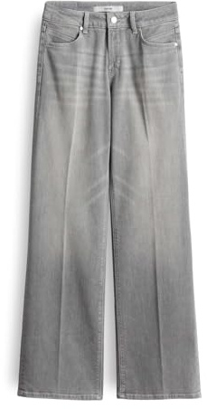 someday Damen Flared | Carie Iconic Flared Jeans aus BCI Cotton Mix Mid Rise Motion Grey, 38