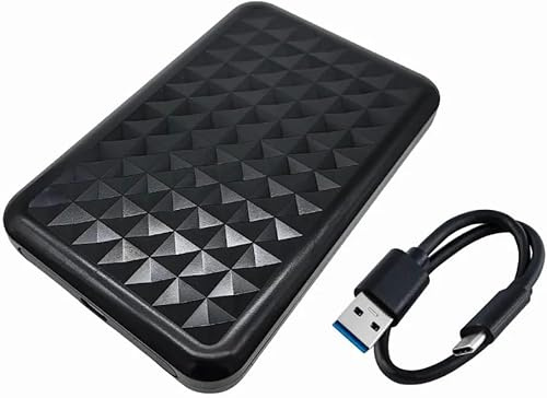 Premier IT Mini External Hard Drive (750GB) Slim USB 3.1 Type-C HDD Compatible with PC, Laptop, Mac, PS5, Xbox - Plug & Play Backup, Storage, Photos, Movies, Games