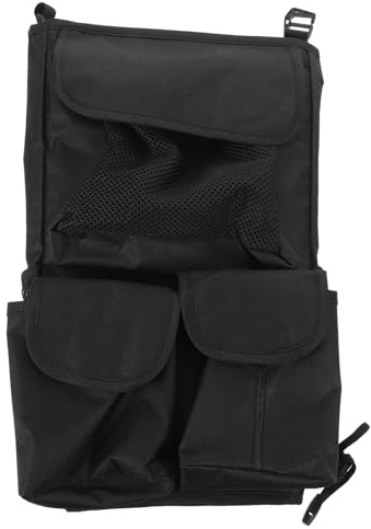 Reise Kinderwagen Organizer mit Großer Kapazität aus Oxfordstoff | Schwarz, für Ausflüge und Babyreisen, Leicht und Anpassbar, mit Einfachem Zugriff