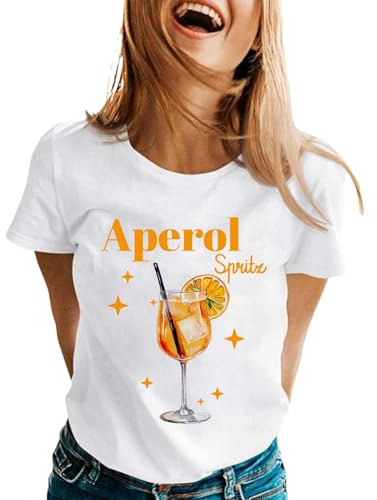 Shirt Damen - Karneval & Fasching - Aperol Spritz Kostüm I Aperoli I Aperollin Freundin Spritztour
