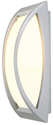 SLV Wandlampe MERIDIAN | für die effektvolle Außenbeleuchtung von Wänden und Hauseingang | LED Strahler, Deckenleuchte, Wandleuchte, Aussenleuchte, Gartenlampe, Wegeleuchte | E27, 25W max