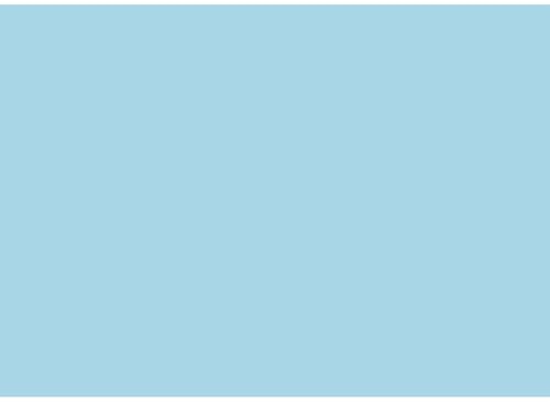 Heyda 204711232 Tonpapier (50x70 cm, 130 g/qm, 25 Bögen Pack) hellblau